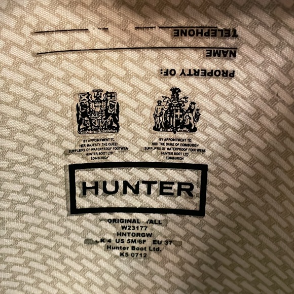 Hunter Brand Women's Original Tall Rain Boots, Hunter Green - Picture 10 of 11